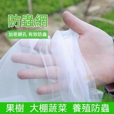 全新料防蟲網 加密加厚 農用養殖蔬菜大棚果園果樹 防果蠅 防黑紋 防蜜蜂 防蚊蟲 防鳥網 白紗, 普通款40目,寬100公分*長1000公分