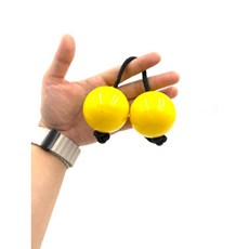 白毛猴樂器 asalato 入門款 節奏沙球 rhythmic sandball patica 入門球 初學 打擊樂器, 黃色, 1個