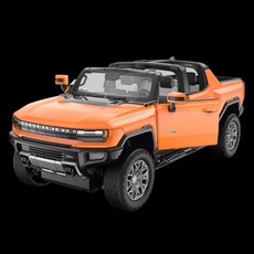1 16 RC카 4WD 고출력 레이싱카, 허머 EV 오렌지 USB충전