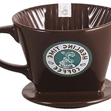 커피드랍퍼 도자기 커피드리퍼 브라운 드립포트 커피메이커