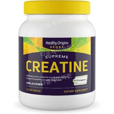 헬시오리진 크레아틴 파우더 크레아틴 분말 머슬서포트 헬스보충제 CREATINE Creapure 600g, 1개