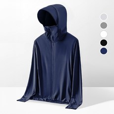 SUB22 자외선차단 쿨링 래쉬가드 집업 자켓 햇빛 가리개 후드티, 네이비