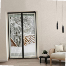 보온 방풍 커튼 120x210cm 자석 방풍 커튼 외풍 현관 겨울 방문 겨울문 설치 간편 59000EA 1EA