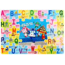 POLI 波力拼圖 35片地毯拼圖 PUZ0576 波力 安寶 救援小隊 救援小英雄 羅伊 超大拼圖 正版, 1個, 35片