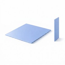 티놀지 써멀패드 서멀패드 방열패드 쿨링패드 100mm x 100mm, 1개, 블루, 1.0mm/T-TP10