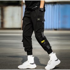 工裝縮口褲 休閒長褲
