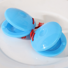 바른키즈 컬러 캐스터네츠 2개1세트, 하늘 2개 세트, 2개