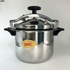 DFMEI 商用廚房高壓鍋防爆壓力鍋 大容量加厚不鏽鋼電磁爐燃氣竈通用, 1個, 銀色:高壓防爆款—34cm(25L), 1L