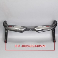 zipp碳纖維公路車把 破風彎把 EC90碳纖維輕量化舒適騎行配件, 1個, 消光420mm