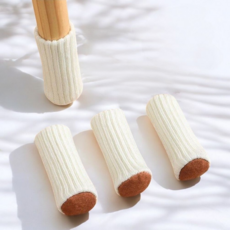 에코핏 소음방지 의자 발커버 바닥보호, 1개, 써밋 화이트