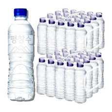 강원평창수 무라벨생수 500ml 40병 깨끗한물, 40개