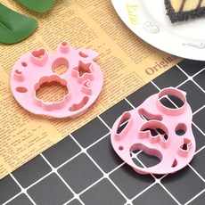 兒童料理玩具 DIY飯團模 便當裝飾模具, 和梨形 - 粉色, 1個