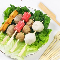 한울숨 일회용 대나무 손잡이 꼬지 나무꽂이