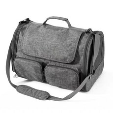 貓包外出便攜可摺疊車載手提寵物外出包小型狗狗貓咪出行手提貓袋, 1個, 灰色