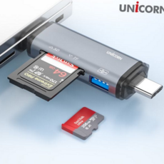 멀티 카드 리더기 3in1 마이크로 휴대폰 otg 카드 리더기 데이터 전송, C A 5핀(XC-2000M)