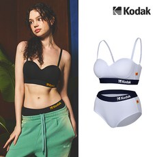 [클리어런스 특가] [코닥] 여성 하프컷 미드라이즈 브라팬티 2종 택일