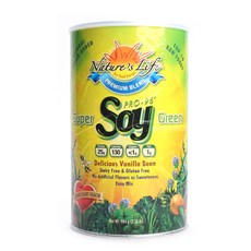 Nature's Life 超級綠色大豆Herb Pharm 豆無麩質, 1個, 984克
