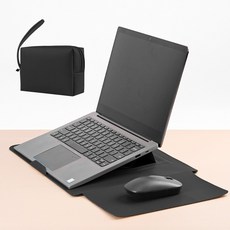 코지스 삼성 맥북 15 16 인치 노트북파우치, 블랙, 1개