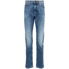 휴고 미드 라이즈 슬림 핏 진