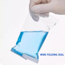 와이어가 있는 멸균 백 필기 공간이 있는 동일성 백 물 수집 백 밀봉 백 상자, 04 178X305mm 50pcs, 01   Mainland