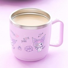 쿠로미 컵 [식기세척기용 스텐-KU8380] [R0049], 쿠로미-R0049, 1개