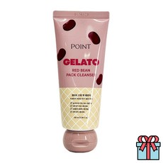 포인트 젤라또 단팥 팩 클렌저 100ml 붓기완화 1분팩 + 사은품(랜덤), 3개, 1개입