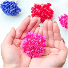 康乃馨胸針 母親節香皂花胸花 5色可選, 康乃馨香皂花胸針（粉色）, 10件