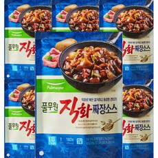 풀무원 직화 짜장소스 180g 6개