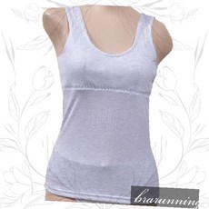 청소년 여학생 성장기 착용 단색 민소매 끈나시 브라탑 이너웨어 홈웨어 실내복