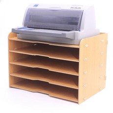 글로아픽 색지 도화지 정리함 색지 선반 트레이 분류 A4 A3, G. 골드 오크 5 층