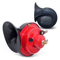 보트용 전기 기차 SUV 경적 트럭 방수 범용 12V 자동차 1 달팽이 오토바이 개 시끄러운 사이렌, 빨간