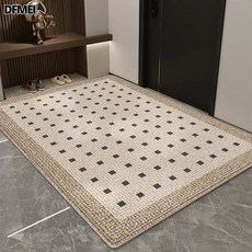 DFMEI 入戶門地墊家用高級感別墅大門口防滑腳墊子進門玄關耐髒除塵地毯, 1個, 辛沙