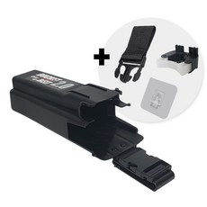 월드그린 버킷 벨트 3종 세트 (유리창 청소 유리닦이 용품 수납 보관함 허리벨트 장착형 ), 기본, 1개