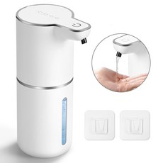 APEXSO 젤/거품타입 자동 디스펜서 손세정기 핸드위시 세제 물비누 리필용기 충전식 화장실 주방 싱크대 욕실, 1개, 젤타입
