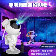 宇航員星空投影燈 臥室氛圍燈 兒童房裝飾, S