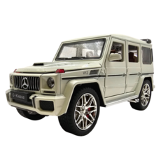 벤츠 지바겐 1:24다이캐스트 미니카, 화이트, 1개