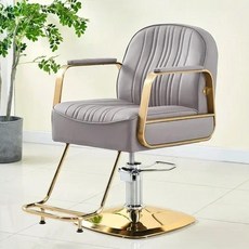 샵 의자 모바일 마사지 스툴 메이크업 페디큐어 뷰티 이발 헤어 살롱 네일 화장품 페이셜 카데이라 액세서리, 17) Gold big pedal N, 1개