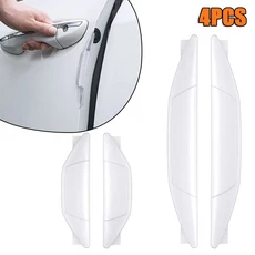 4PCS 자동차 도어 보호대 가드 에어백 버퍼 스트립 스크래치 보호기 고무 범퍼 스티커 가장자리, 02 WHITE