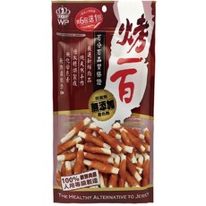 烤一百 寵物零食 肉乾, 1個, ⭐️現貨 12烤一百雞肉牛皮棒(小)