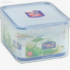 플라스틱 정사각 밀폐용기 860ml 신선도유지 식단관리 자취생필수품 다회용기 누수방지, 1개