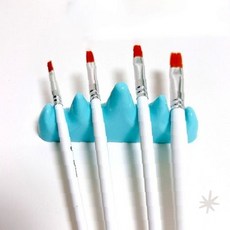 미술 작업용 붓 거치대 실리콘 홀더 책상 정리 드로잉 수채화 유화 아크릴 페인팅, 상세페이지 참조