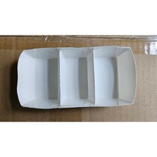 昀誠紙品 三格紙內襯盒 一次性餐具 免洗餐具 紙餐具 200個/組, 1個