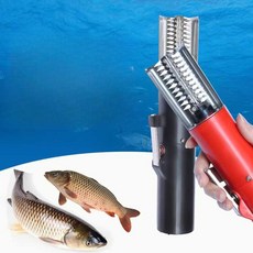 생선 비늘 제거 기계 무선 업소용 전기 비늘칼 스크래핑 칼, 1개, 노랑 충전식 6면 범용