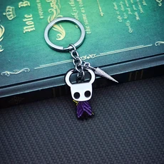 할로우 나이트 키 체인 게임 쥬얼리 세트 남성 및 여성용 액세서리 자동차 링 펜던트, 07 6