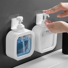 핸드워시통 주방세제통 사각 샴푸통 리필공병 거품형 500ml 일반형 리필용기 디스펜서