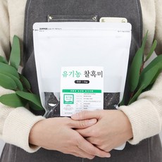 현대농산 유기농 국산 찰흑미, 1kg, 2개
