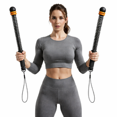 미카앤코 홈트 배틀로프 스프링 운동 기구, 블랙