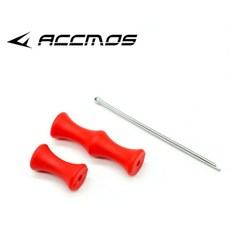 양궁 ACCMOS 양궁 가드 보우스트링 핑거 세이버 탭 화살표 실리콘 릴리스 활 액세서리, 06 S red, 1개