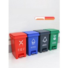 쓰레기 분리배출 재활용 분리수거함 3단 분리수거통, 11. 30L MO 블루