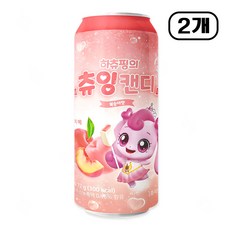 프린세스 캐치티니핑 하츄핑의 츄잉캔디 복숭아맛, 2개, 72g, 오렌지
